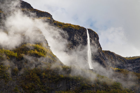 Kjelfossen Waterfall