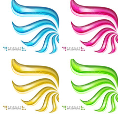 Geometric colorful abstract background