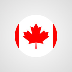 Obraz premium Canada flag sign