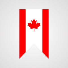 Fototapeta na wymiar Canada flag sign