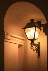 lantern in the archway walk in the Park