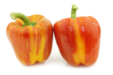 two fresh orange and red 