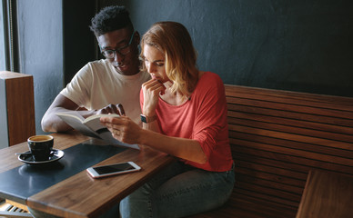 Friends at a coffee shop