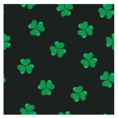 Shamrock seamless pattern