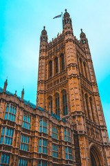 Fototapeta na wymiar beautiful hdr picture of Westminster Palace