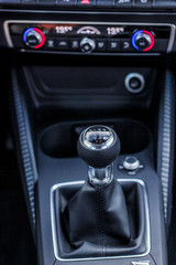 Obraz na płótnie Canvas gearstick of the car