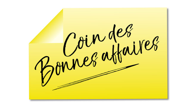 Coin Des Bonnes Affaires" Images – Parcourir 11 le catalogue de photos,  vecteurs et vidéos | Adobe Stock