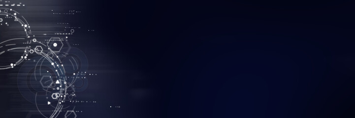 Abstract futuristic digital technology