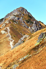 Poland, Tatra Mountains, Zakopane - Czerwone Wierchy Peaks - Goryczkowa Czuba peak and Goryczkowa Swinska Pass