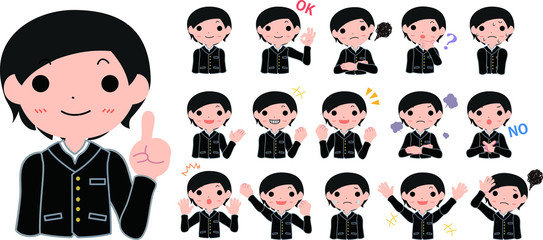 真面目な男子生徒　