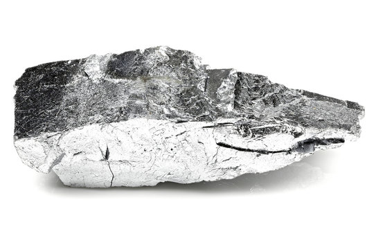 99.9% fine chromium isolated on white background