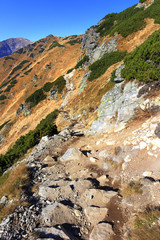 Poland, Tatra Mountains, Zakopane - Czerwone Wierchy - Suchy Wierch Kondracki, Kondracka Kopa, Malolaczniak and Krzesanica peaks with Western Tatra in background
