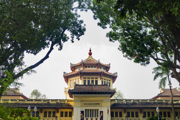 view to Historical Museum of Ho Chi Minh City, Vietnam