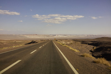 Fototapeta na wymiar Atacama Desert Road