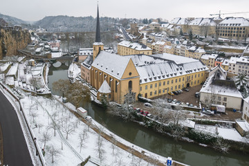 Fototapeta na wymiar Lovely white Luxembourg
