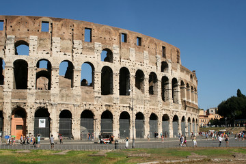 Fototapeta premium Summer. Italy. Rome. Day view of the Colosseum