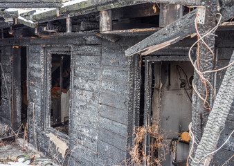 Gartenlaube ausgebrannt