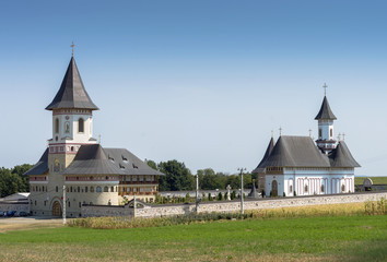 Fototapeta na wymiar Zosin monastery in Moldavia, north-east of Romania