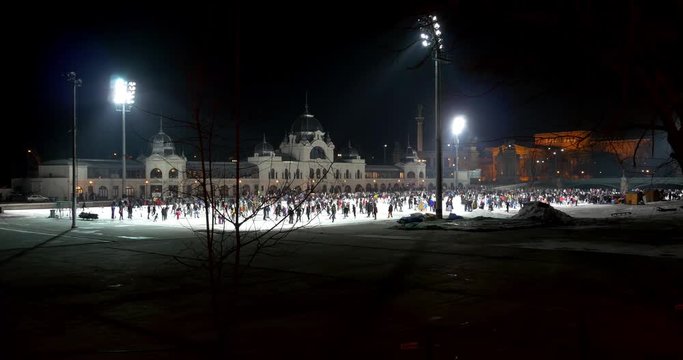 Budapest City Winter