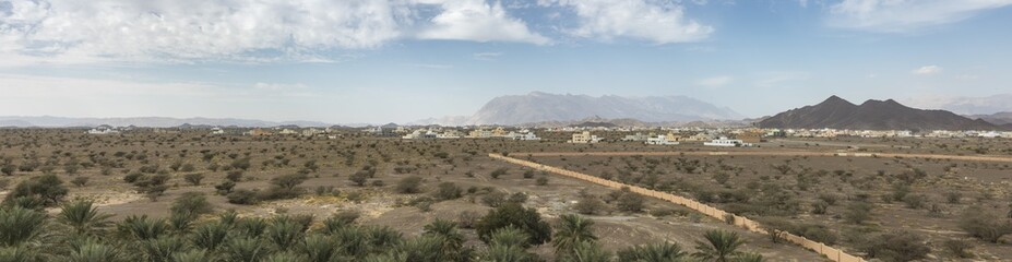 Fototapeta na wymiar panorama of Omani countryside