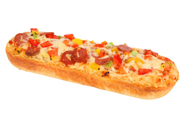 Baguette mit Salami