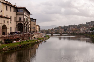 Fototapeta na wymiar Arno River, Florence, Italy