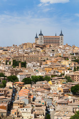 Obraz premium A view of beautiful medieval Toledo, Spain