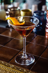 cocktail in the bar