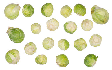 Brussels sprouts top view
