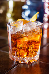 cocktail in the bar