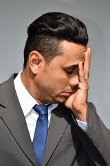 Business Man And Depression