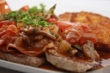 Schnitzel mit Champignon 2