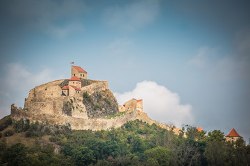Fototapeta na wymiar The fortress of Rupea in the heart of Transylvania
