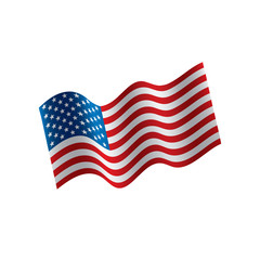 USA Flag isolated