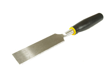carpenter's chisel isolated on white background