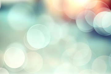 Soft green blue blurred background.