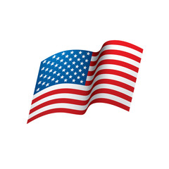 USA Flag isolated