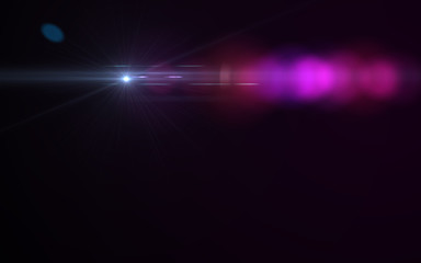 light flare special effect