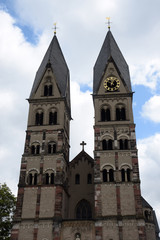 Fototapeta na wymiar Kirche Sankt Kastor in Koblenz