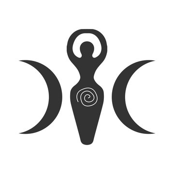 Spiral Goddess Digital Download SVG PNG