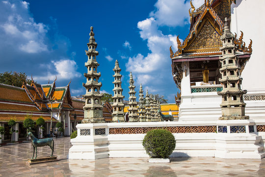 Wat Suthat Thep Wararam is a Buddhist temple in Bangkok