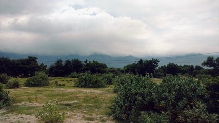 Obraz premium Mountain cloud