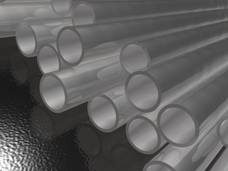 Fototapeta premium Grey pipes