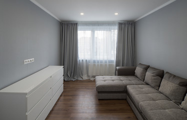 Small  modern flat. Interior.