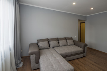 Small  modern flat. Interior.