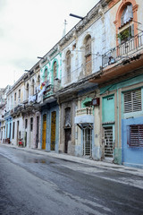 Streets in old Havana, Cuba