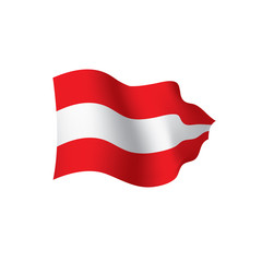 Austria flag, vector illustration