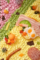 料理のレプリカ。日本製。