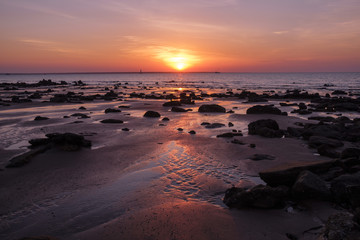Fototapeta na wymiar Sunset at Mindil Beach Darwin, Northern Territory, Australia