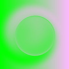 green, pink spiral background, picture of spring with copyspace